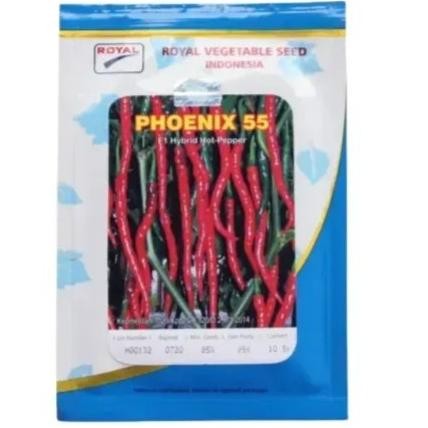 Phoenix 55 10Gr Benih Tanaman Cabe Keriting F1 Hibrida Phoenix 55 10Gr