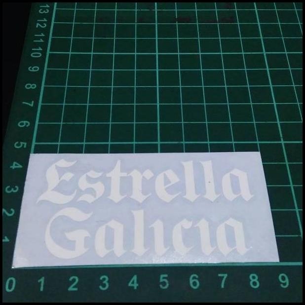 

BEST DEAL CUTTING STICKER ESTRELLA GALICIA 9X4CM