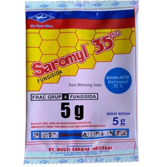Saromil 5 Gr Fungisida Sistematik Pencegah Daun Kuning Pada Jagung  Produk Original Pabrik