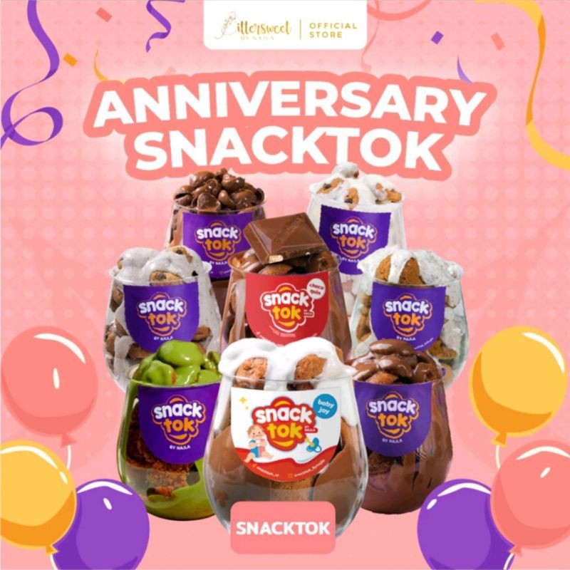 

[ LIVE ] PROMO Snack Tok Snacktok Full Cookies Choco Milk Nutella Matcha Tiramisu Bittersweet by