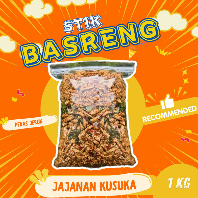 

Basreng pedas extra daun jeruk 1kg ready setiap hari / basreng viral tiktok / basreng sultan