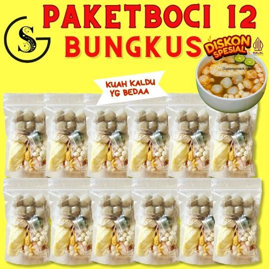 

BASO ACI 12 BUNGKUS PAKET USAHA DIJAMIN HEMAT Kuah pedas