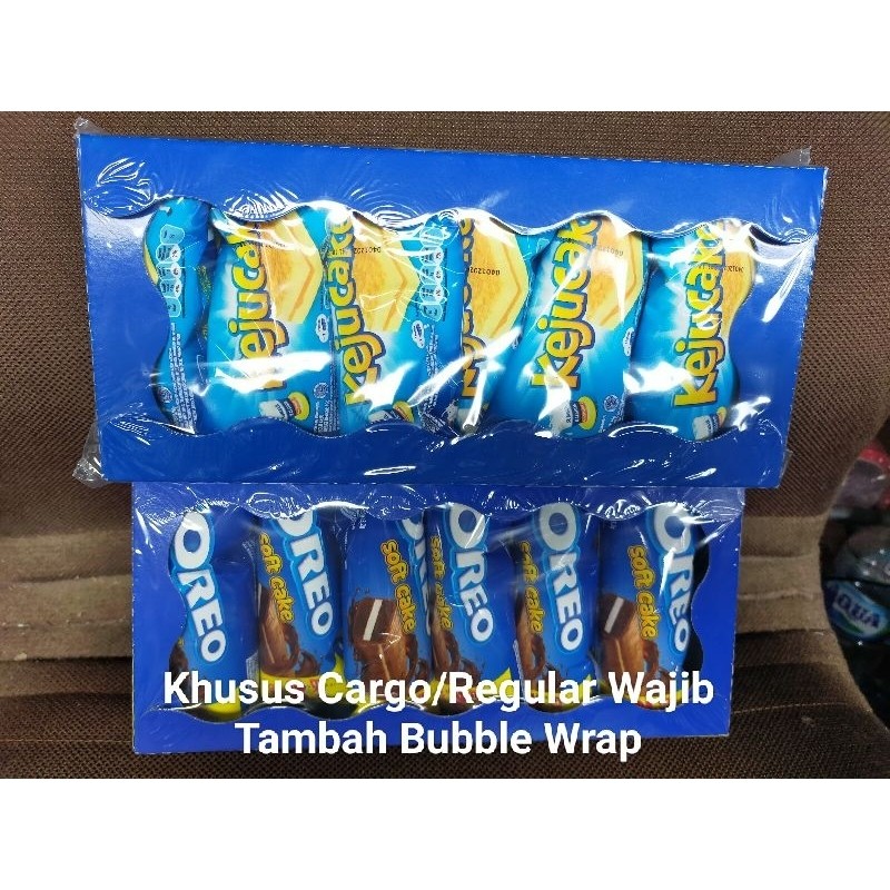 

Oreo Soft Cake/ Keju Cake - 12 Pcs x 16 gram