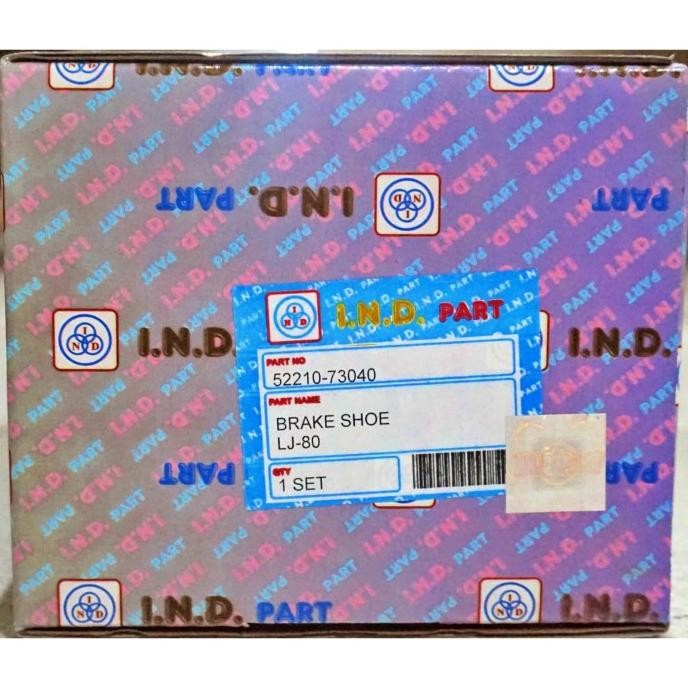 BRAKE SHOE PIRODO KAMPAS REM BELAKANG SUZUKI LJ80 LJ-80 52210-73040 ORIGINAL