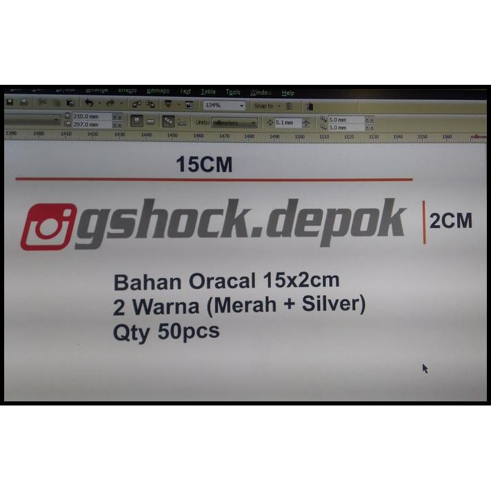 

BEST DEAL CUSTOM ORDER CUTTING STICKER GSHOCK.DEPOK !!