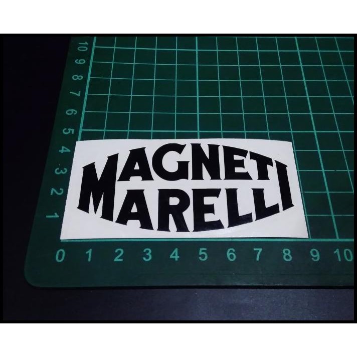 

TERBARU CUTTING STICKER MAGNETI MARELLI 9X4CM HITAM !!!!