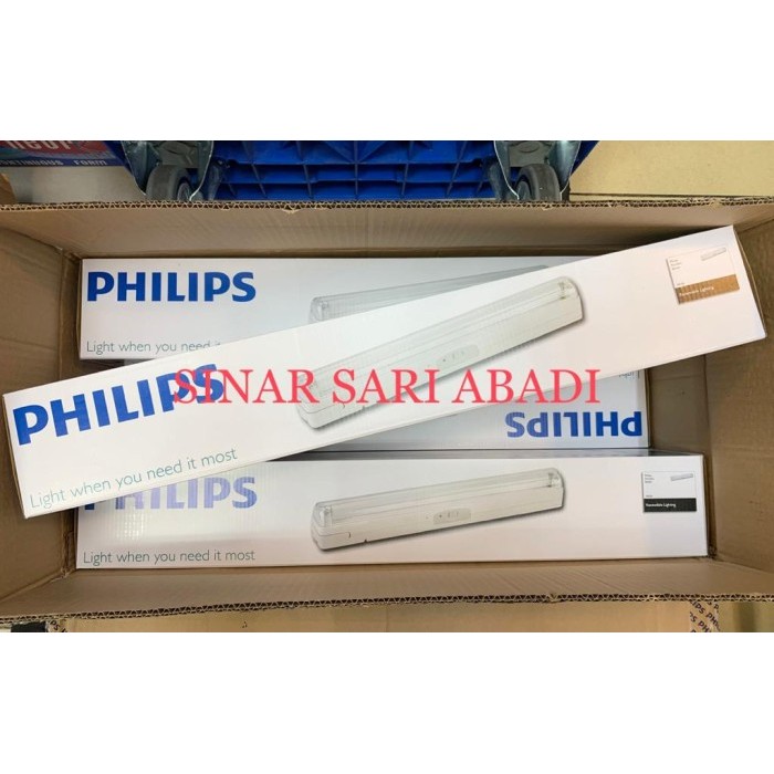Lampu Emergency PHILIPS TWS101 1x18w ORI Philips