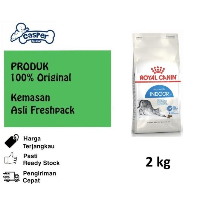 

ROYAL CANIN CAT INDOOR 27 2 KG ORIGINAL