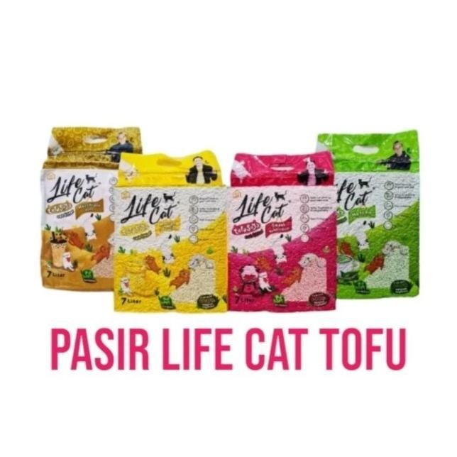 

LIFE CAT TOFU SOYA 7L CAT LITTER PASIR TAHU KUCING RAMAH LINGKUNGAN WANGI GUMPAL PASIR TOFU LIFE CAT ORIGINAL