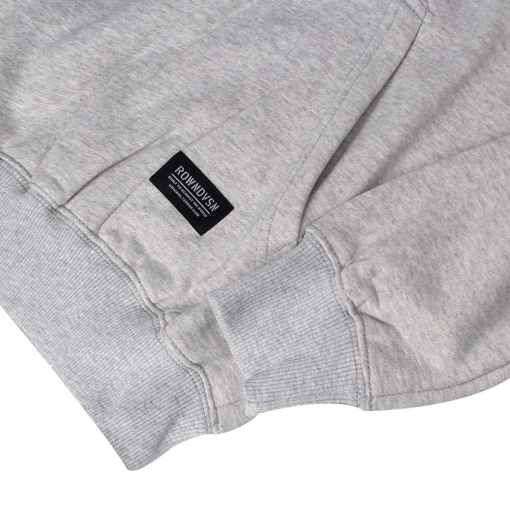 [NEW] ROWN DIVISION OFFICIAL PULLOVER HOODIE - ROWNDVSN JAKET PAGOSA ABU MISTY ATAU DARK GREY -