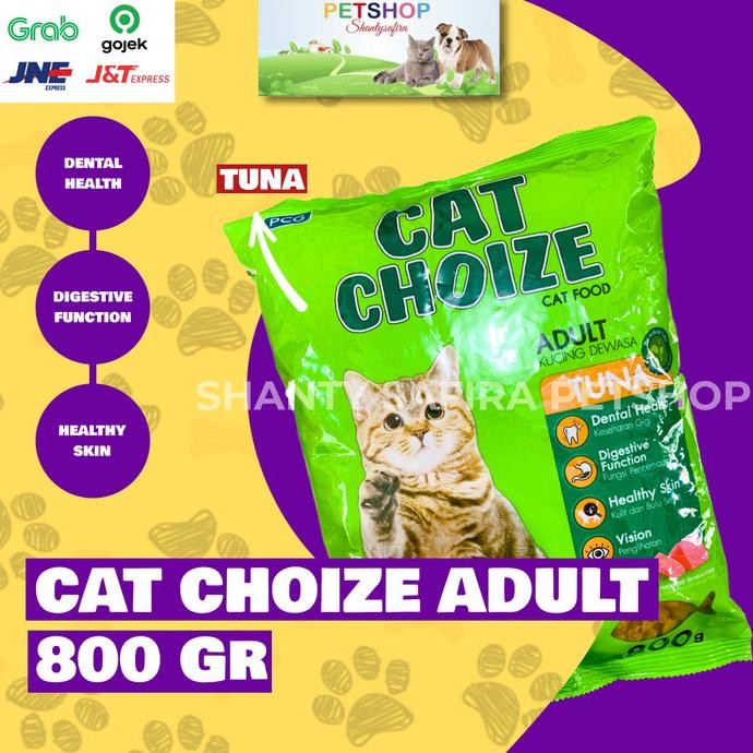 

TER-LARIS PAKET 5 PCS MAKANAN KUCING CAT CHOIZE TUNA DAN SALMON ORIGINAL