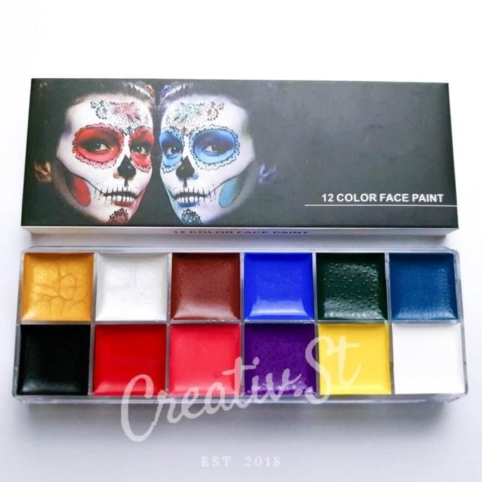 

CAT FACE PAINTING 12 WARNA 1912 ORIGINAL