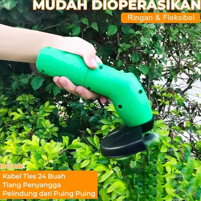 

Berkualitas Pemotong Rumput Elektrik Portable Alat Pemotong Rumput Rumah Zip Trim Alat Potong Rumput Taman Tanpa Pisau (G10 G1)