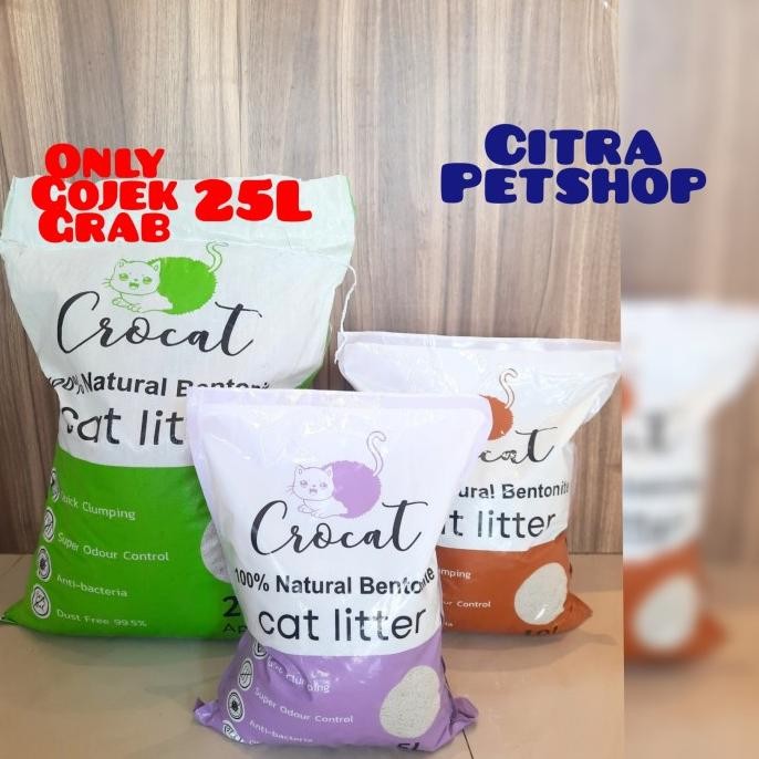

CROCAT CAT LITTER - PASIR GUMPAL WANGI PASIR KUCING MURAH NO ANIMAL TOP ORIGINAL