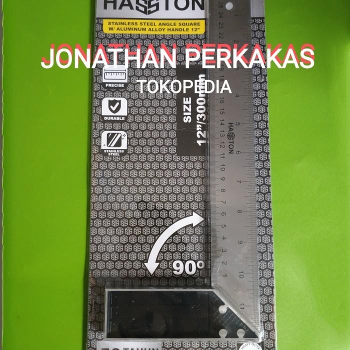 Siku Meter/Siku Tukang/Penggaris Siku/Sekon/Sikon Prohex 12"/Bh