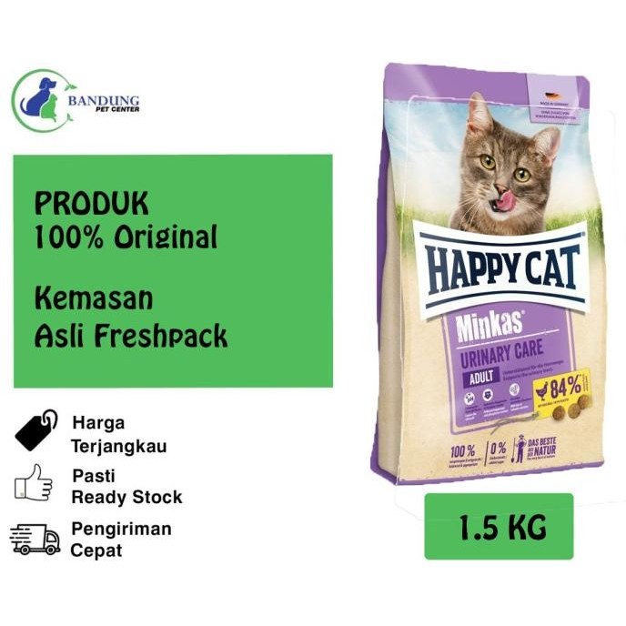 

HAPPY CAT MINKAS URINARY CARE 1.5KG - PRICE ORIGINAL