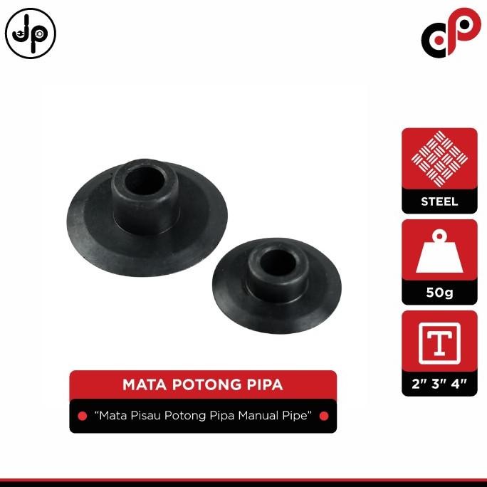 

Berkualitas Mata Pisau Potong Pipa Manual Pipe Cutter Wheel 2" 3" 4