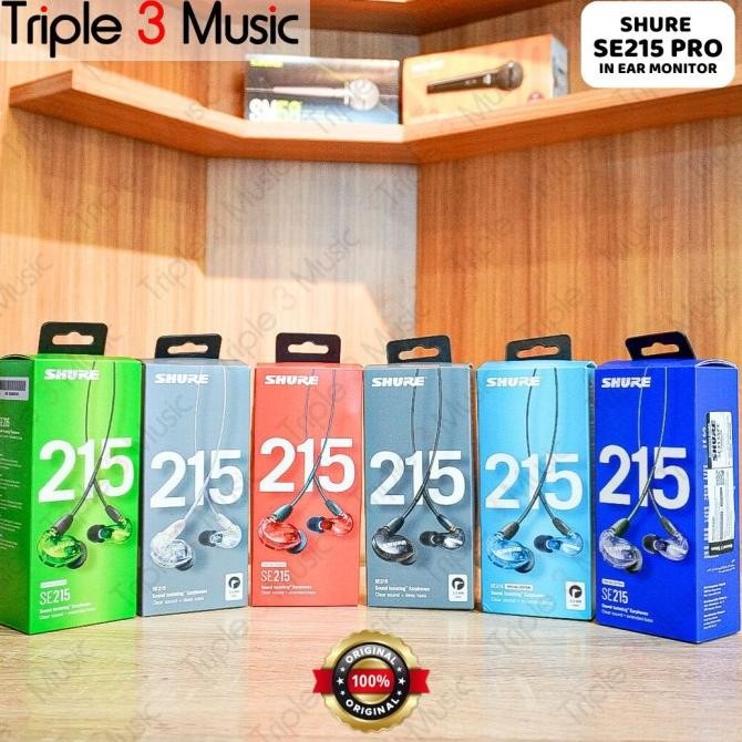 TERLARIS - SHURE SE215 Pro Iem Panggung in ear monitor ORIGINAL