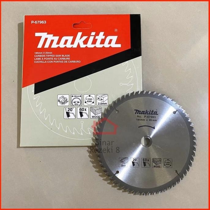 

Berkualitas MAKITA Mata Pisau Potong Kayu 7 " X 60 T Circular Saw Blade P 67963