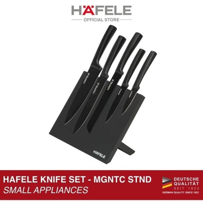 

Berkualitas Hafele Pisau Set Premium Isi 5 Magnet - Magnetic Stand Knife Set