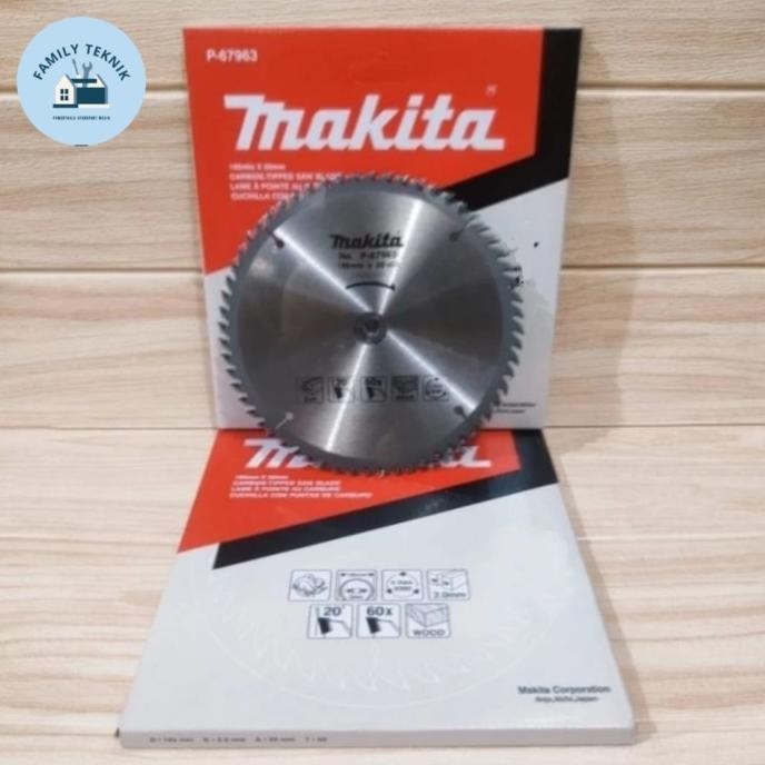 

Berkualitas MAKITA P 67963 TCT SAW BLADE MAKITA 185MM X 60T / MATA POTONG MAKITA ORIGINAL 7IN MATA 60T / MATA PISAU TCT CIRCULAR SAW BLADE 7