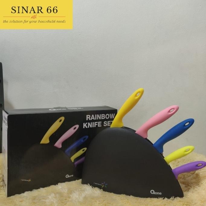 

Berkualitas OXONE RAINBOW KNIFE SET PISAU SET OX 606 OX606