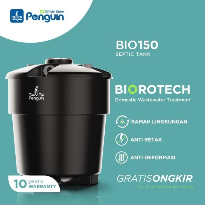 ~~~] TANKI SEPTIC TANK PENGUIN BIOROTECH BIO 100 150 TEDMOND LITER 1000