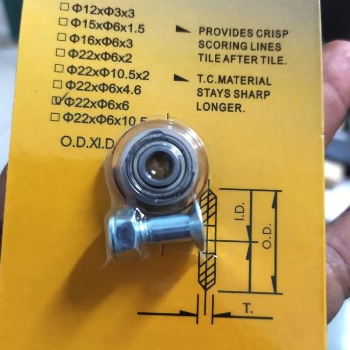 

Berkualitas MATA PISAU POTONG KERAMIK GERANIT MANUAL BEARING / TILE CUTTING WHEEL