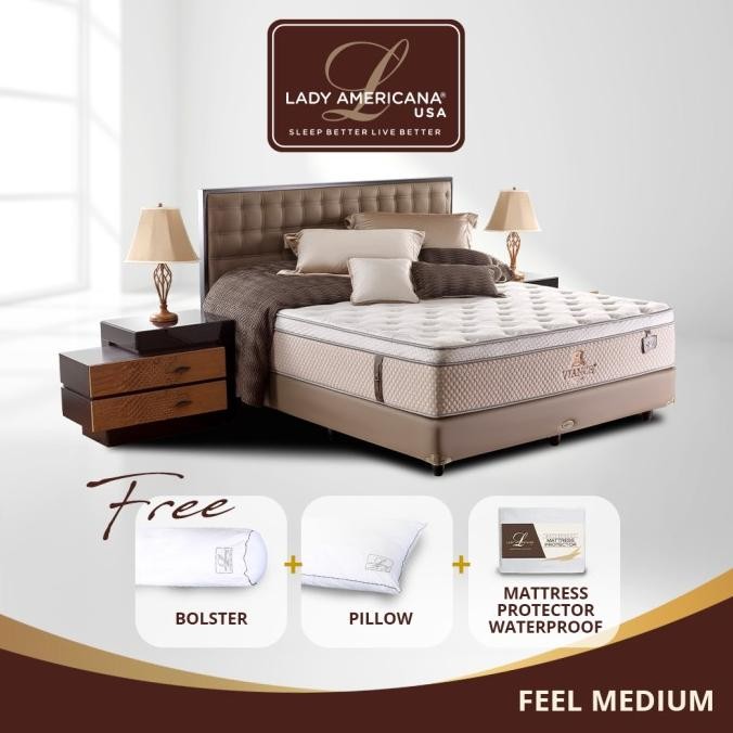 Kasur Springbed Lady Americana Viance Fullset St Louis