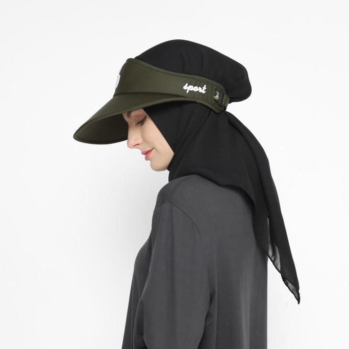 TOPI HIJAB HIJABERS KEKINIAN, TOPI PANTAI LEBAR, TOPI OLAHRAGA WANITA