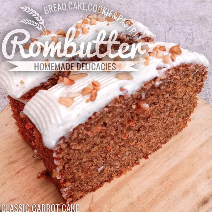 

Classic Carrot Cake - Kue Wortel Rombutter