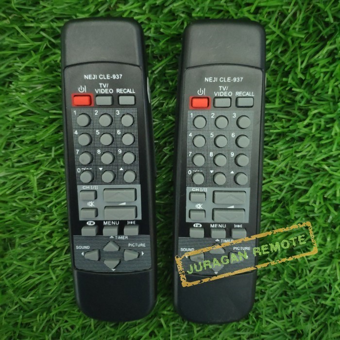 Remot Control TV Remote TV Hitachi CLE-937 Niko Neji Tabung