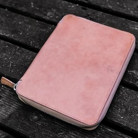 

NEW GALEN LEATHER Leather Zippered A5 Notebook Folio