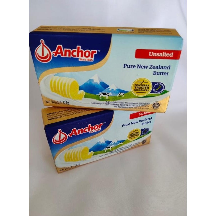 

Anchor Ed Uned Butter Mentega 227 Gram