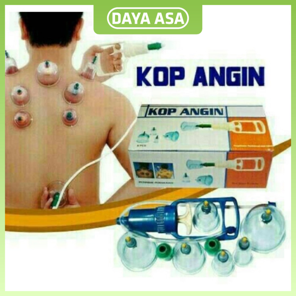 Kop Angin Nikita Murah Alat Bekam 6 Tabung Terapi Alami Masuk Angin