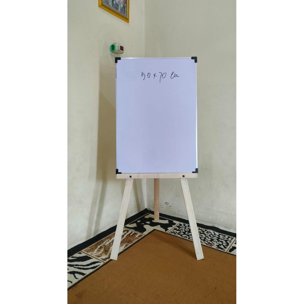 

BEBAS ONGKIR - Whiteboard Standing Vertikal,Papan Tulis White Board,Penyangga Polos tidak di Cat