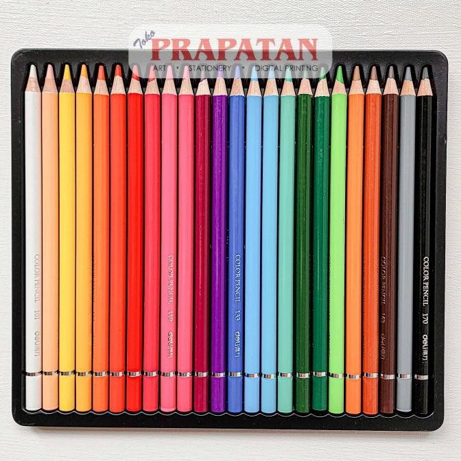 PENSIL WARNA MINYAK DELI 656 TIN CASE | OIL COLOR PENCIL