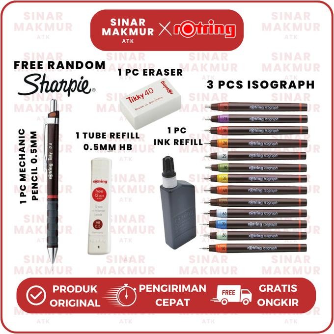 

College Set Rapido Isograph Eco Pack Rotring (Set)