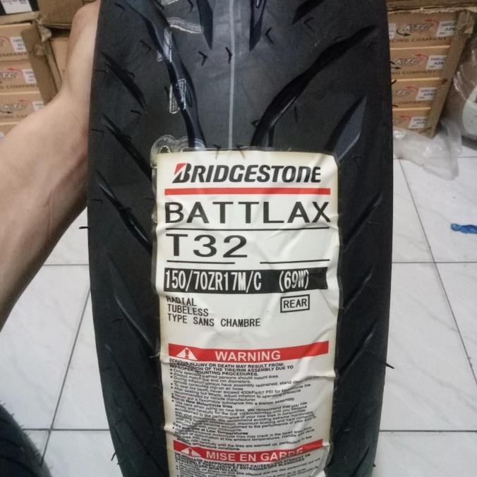 BAN LUAR BATTLAX T32 UKURAN 150/70-17 ASLI