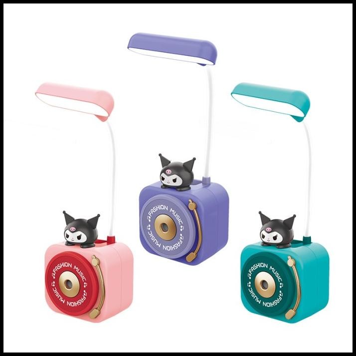 

Lampu Meja Kuromi Belajar Baca Tempat Pensil Rautan Music Box Led Lamp