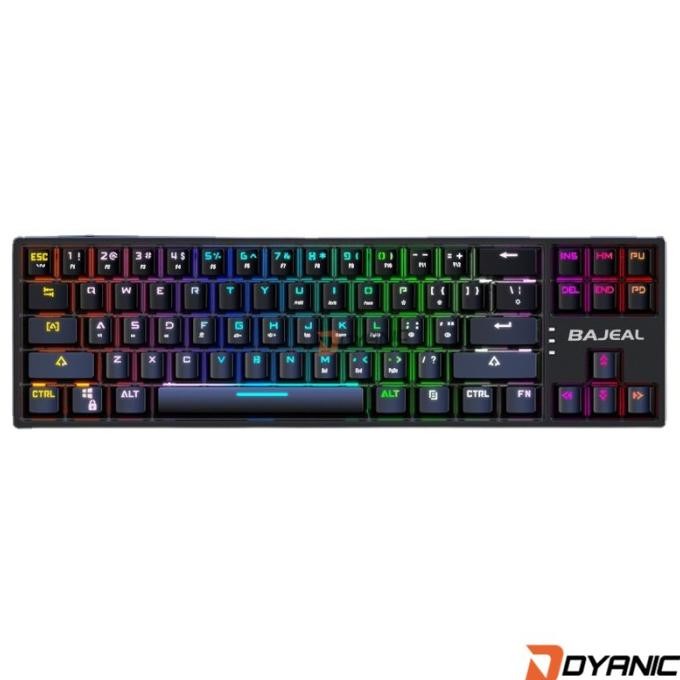 BEBAS ONGKIR - BAJEAL K71 Mechanical Keyboard RGB Side Effect - 71 Keys ( Hotswap )