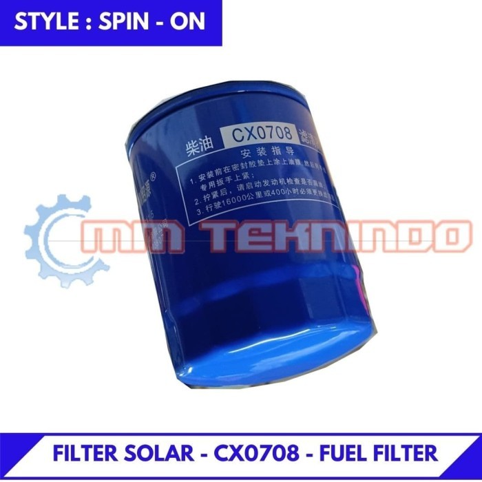 FILTER SOLAR - CX0708 - FUEL FILTER - FILTER GENSET - cx0708
