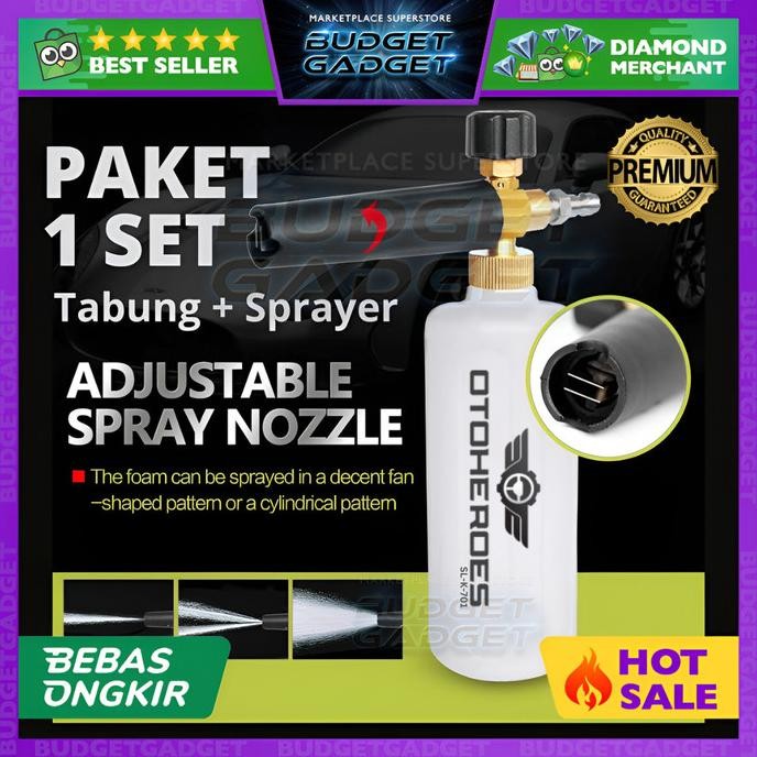 

TERSEDIA SEMPROTAN TABUNG CUCI SALJU SNOW FOAM LANCE WATER GUN HIGH PRESSURE