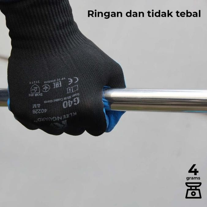 

TERSEDIA KLEENGUARD GLOVES G40 FOAM NITRILE COATED - SARUNG TANGAN SAFETY ANTI LICIN