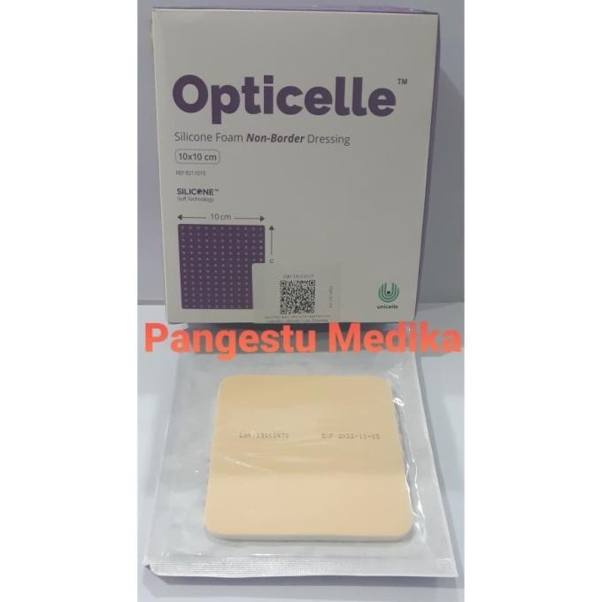 

TERSEDIA OPTICELLE SILICONE FOAM NON BORDER DRESSING 10X10
