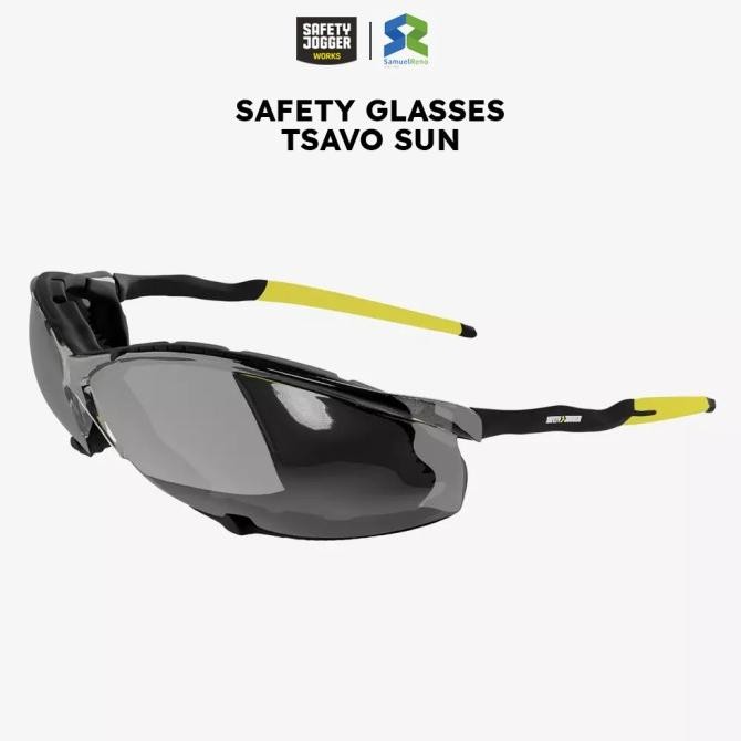 

TERSEDIA SAFETY JOGGER GLASSES WITH REMOVABLE FOAM GREY ANTI FOG - TSAVO SUN
