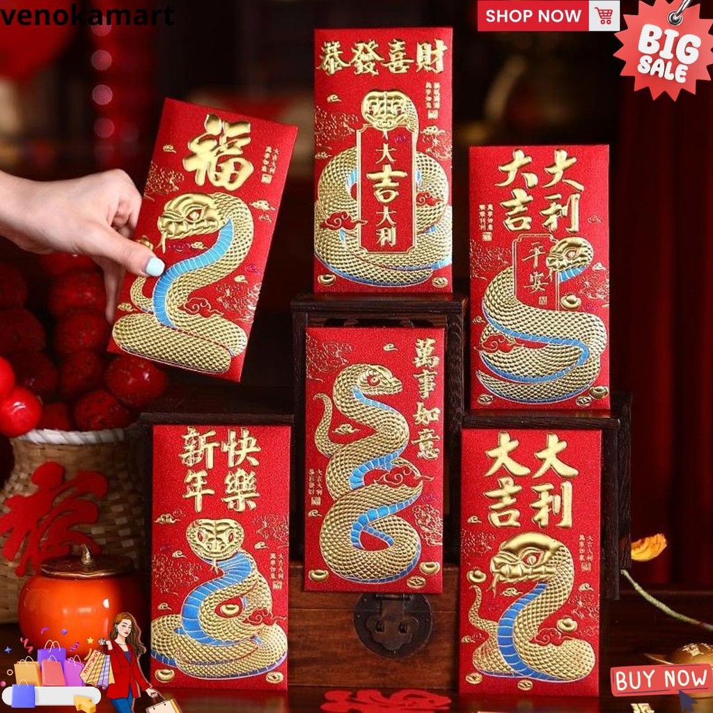 

[Premium] Angpao Imlek Netral Ular 2025 Panjang Glitter Biru 3D Timbul Shio Ular Hong Bao Fung Pau | Amplop Angpau Telinga Kepala Lucu Imlek Ular Chinese New Year Tahun Baru Sincia D Promo Puncak