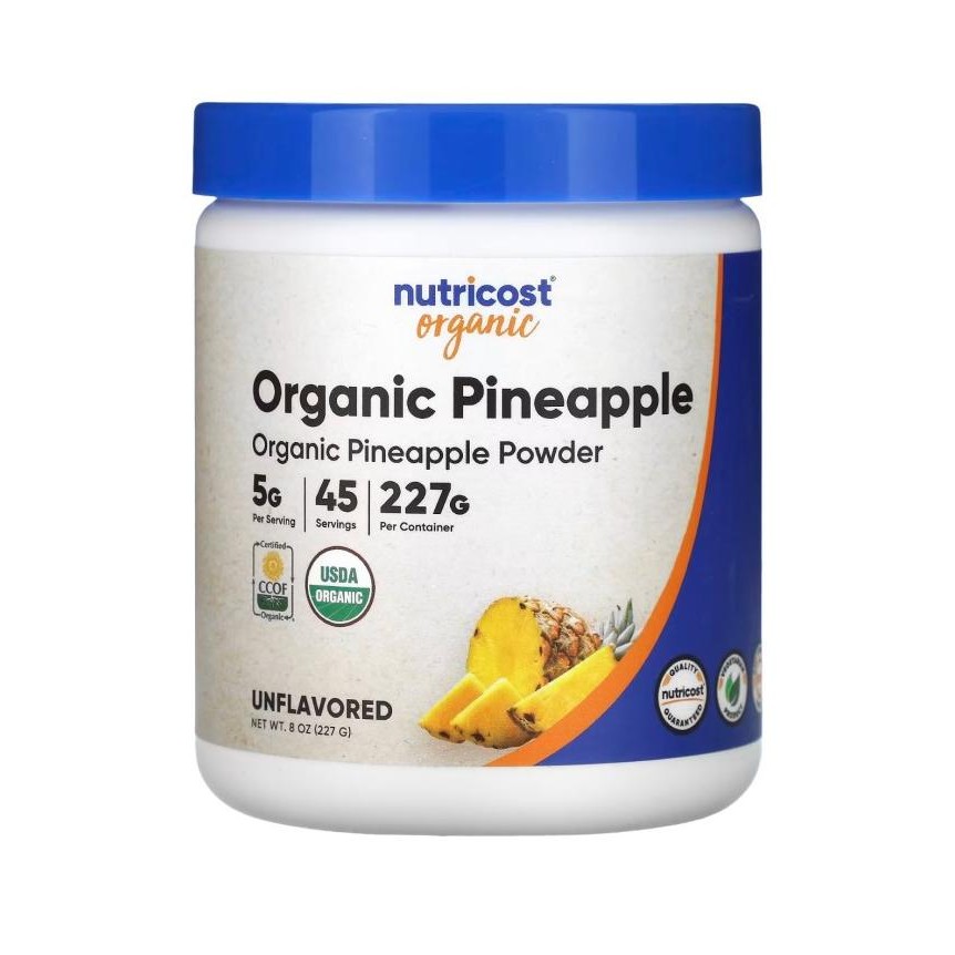 

Nutricost Organic Pineapple Powder Unflavored 227 Gr