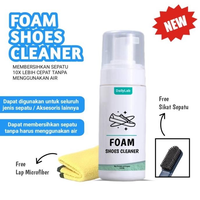 

TERSEDIA FOAM SHOE CLEANER / SHOES CLEANER PEMBERSIH SEPATU 300ML