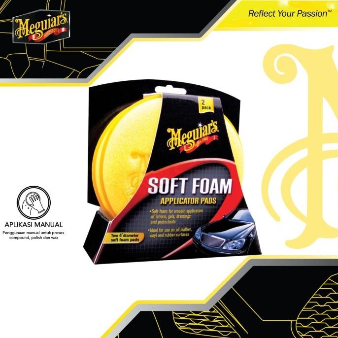 

TERSEDIA MEGUIARS SOFT FOAM APPLICATOR PADS PERALATAN MEMOLES & BUSA POLES